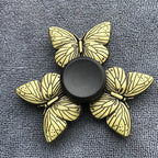 New Bronze Metal Alloy Fidget Spinner R188 Mute Bearing Hand Spinner Fingertip Gyro Stress Relief Toys Gifts