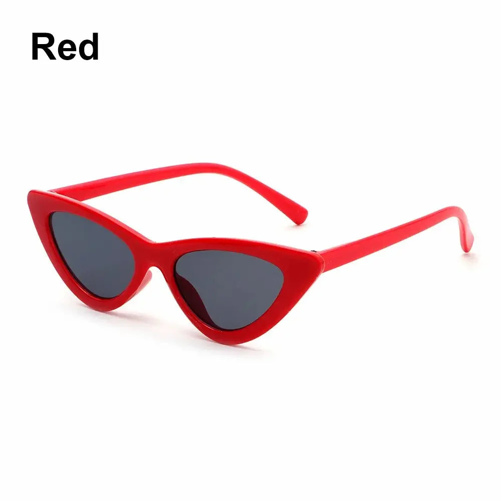 Vintage New Cat Eye Kids Sunglasses Boys Girls Small Triangle Frame Gift Sun Glasses Children Baby Oculos De Sol Infantil UV400