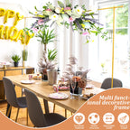 Over The Table Rod Stand Adjustable Balloon Arch Stand Flower Table Arch Suitable for Birthday Party Wedding Halloween Xmas Deco