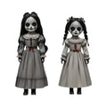 2D Halloween Ghost Doll Ground Plug-in Decoration Spooky Holiday Atmosphere For Patios Porches Outdoor Garden Horror Prop Deco