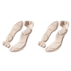 Memory Foam Insoles Women High-heel Shoes Insoles Anti-slip Cutable Insole Comfort Breathable Heel Protection Massage Shoe Pads
