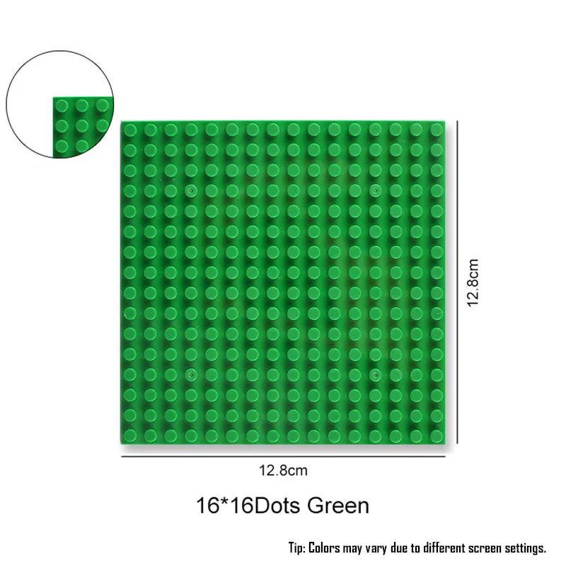Baseplates 32x32 16x32 Dots Classic Base Plates MOC Bricks City Dimensions Building Blocks Figures Construction Toys