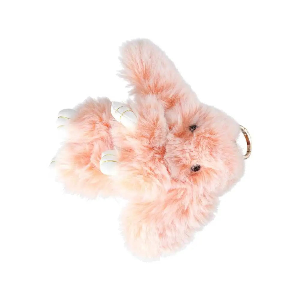 Pendant Plush Toy Bags Pendant Jewelry Ornament Fluffy Toy Doll Plush Bunny Keyring Plush Bunny Keychain Rabbit Fur Keychain