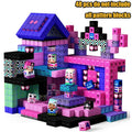 Magnetic Building Blocks Mine World Magnetic Pool Castle Villa Party Construction Brick Cube STEM Boy Girl Children Toy Set Gift