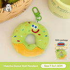 1/6 Pcs Cartoon dessert doll pendant girl's heart versatile keychain backpack decoration doll pendant