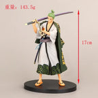 18cm One Piece Anime Figure Luffy Zoro Chopper Nami Action Figure Land of Wano Toys for Kids Gift Collectible Model