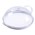 Microwave Food Splash Proof Cover Transparent Lid with Steam Vent & Handle
