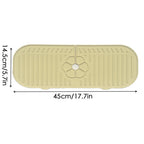 Kitchen Faucet Splash Pad Silicone Sink Faucet Splash Guard Mat Sponge Drain Pad Countertop Protector for Kitchen Bath Gadgets