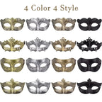 24-150Pcs Couple Masquerade Masks Bulk Venetian Carnival Mask Mardi Gras Antique Vintage Mask for Woman Men Prom Party Costume