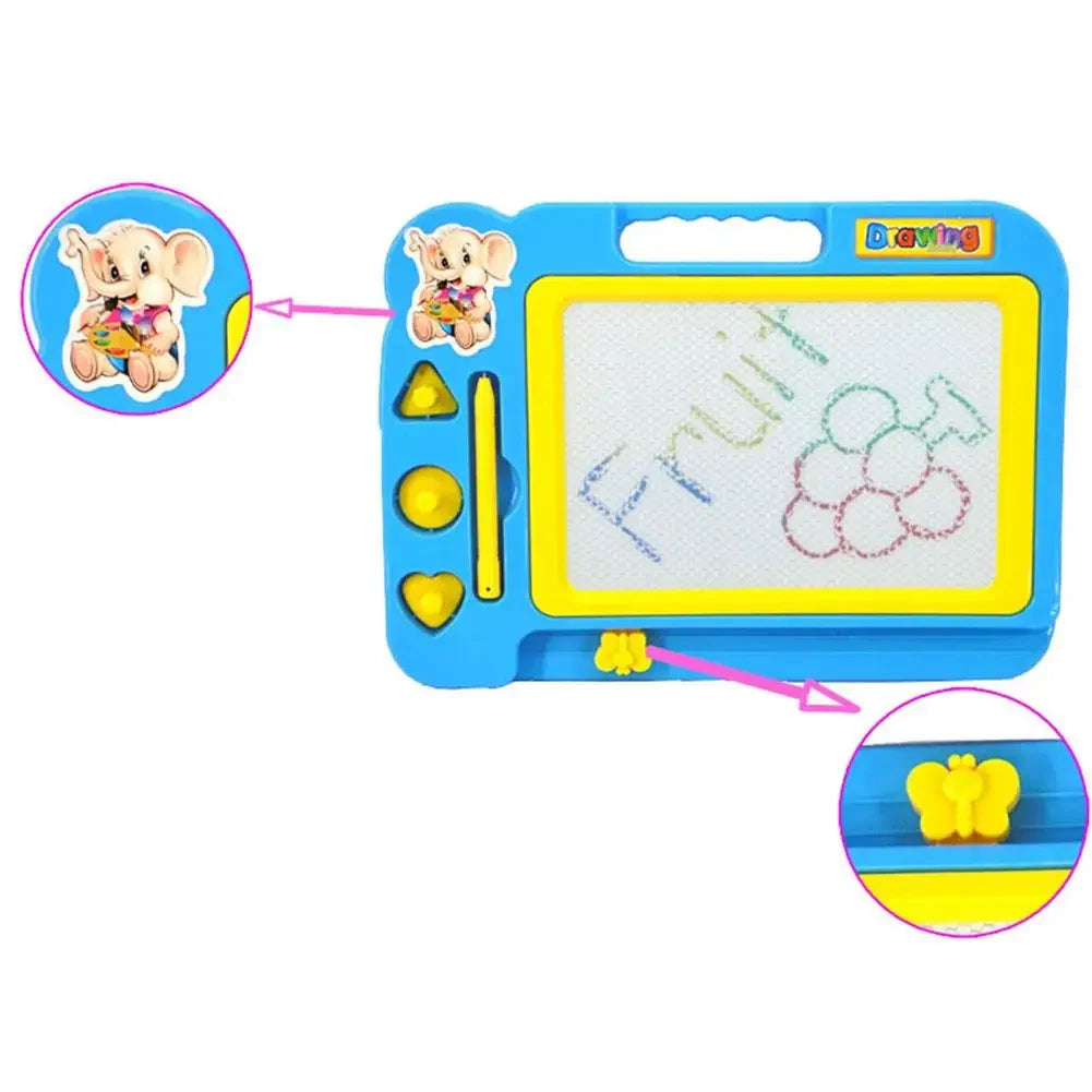 Kids Magnetic Drawing Board - black white Doodle Pad & Educational Art Toy, Best Gift for Children (Graffiti Set)