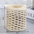 200M Raffia paper rope Straw Yarn For Knitting Crocheting Paper Threads DIY Handmade Summer Sunhat Beach Bag Freeshipping