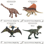 High Quality PVC Jurassic Dinosaurs World Action Figures Decoration Tyrannosaurus Brachiosaurus Rex Model Toy For Christmas Gift