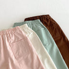 Children's Pants Baby Boys Pants Spring Summer Toddler Girls Legging Pocket Boy's Trousers Elastic Waist Casual Pants 0-6 Yrs