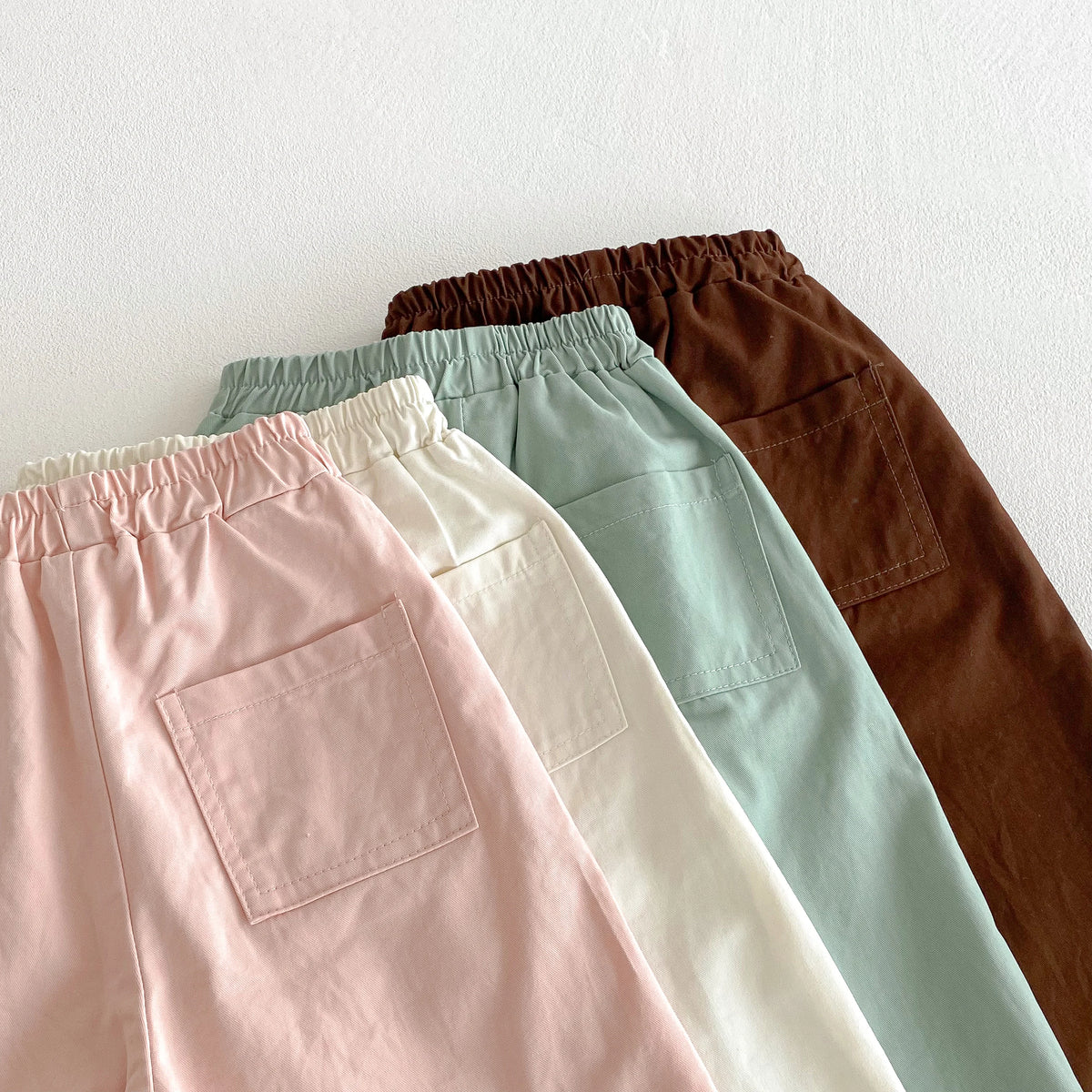 Children's Pants Baby Boys Pants Spring Summer Toddler Girls Legging Pocket Boy's Trousers Elastic Waist Casual Pants 0-6 Yrs