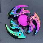 New Metal Rainbow Fidget Spinner Gradient Color R188 Mute Bearing EDC Hand Spinner Fingertip Gyro Anti-Anxiety Adult Toys Gifts