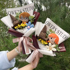 Anime Figures Harry Potter Stuffed Dolls Creative Handmade Bouquet Valentine Graduation Birthday Gifts For Kids