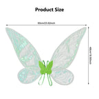 Butterfly Fairy Wings Costume Women Girls Sparkle Princess Angel Wing for Halloween Party Favor Cosplay Costume Dress Up Props