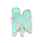 Horror Animated Films Doll Enamel Pins Cartoon Character Role Brooch Lapel Badge Punk Halloween Jewelry Gift for Friend