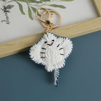 Ocean Series Animal Doll Crochet Keychain Handmaking Knitted Tropical Fish Keyrings Crochet Shark Doll Keychain Custom Accessory