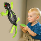 Realistic Biomimetic RC Wall Climbing Lizard Robot Toy, Remote Control Gecko that Climbs Glass & Smooth Walls for Children