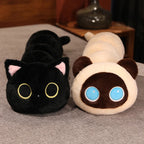 50/80/130CM Creative Cat Caterpillar Plush Toys Stuffed Soft Animal Long Pillow Funny Bed Cushion for Children Gift