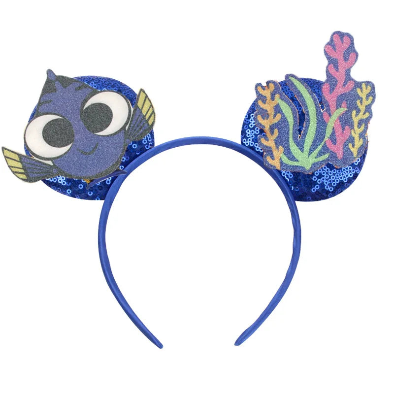 Boys Cute Mouse Ears Headbands Mickey Mouse Hairband With No Bow Party Festival Cosplay Christmas Birthdays Hair Accessories