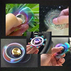1 piece set colorful fidget spinner for adults zinc alloy stress relief toy office anxiety relief stress relief leisure gift