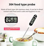 Kitchen Thermometer for Cooking Digital Temperature MeasuringTool for Meat Electronic Food Thermometer LCD Display Food