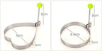 New Stainless Steel Fried Egg Mold Heart Pancake Maker Breakfast Baking Omelette Rings Cooking Tools Kitchen Accessories Gadget