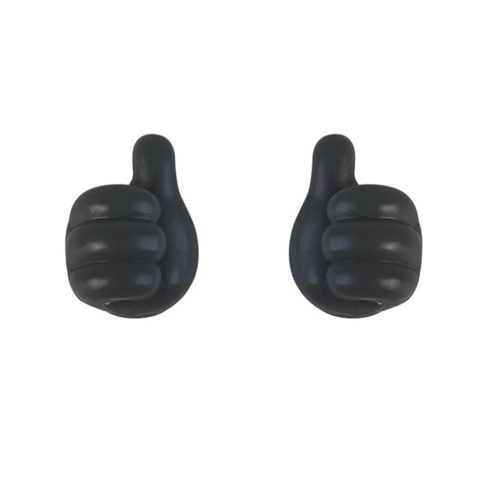 Hand-shaped Rubber Holder Glasses Cable Power Cord Charging Line Self Adhesive Mini Hook Storag Organizer Gadget Car Accessories