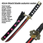 42cm/16.53in Anime Zoro Katana Swords Model Samurai Props Cosplay Peripherals Wooden With Sheath Collectible Ornaments Boys Toys