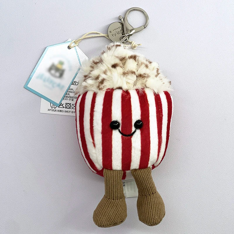 JC Golf ball plush keychain, grape keychain, jellyfish plush toy, hippopotamus, and plush elephant JC bag keychain