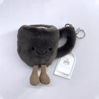 JC Golf ball plush keychain, grape keychain, jellyfish plush toy, hippopotamus, and plush elephant JC bag keychain