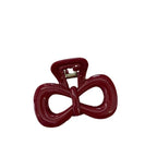 French Red Collection! Large Grip Letters Gold Label Back Head Updo Shark Clip Hair Accessories Headwear Hairpin Hair Claw