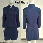 Jujutsu Kaisen Maki Zenin Cosplay Costume Maki Zenin Glasses Wig Top Skirts Full Set Maki Halloween  Party Uniform for Women Men