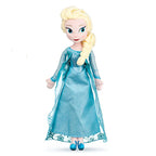 40 CM Frozen Anna Elsa Dolls Snow Queen Princess Anna Elsa Doll Toys Stuffed Frozen Plush Kids Toys Birthday Christmas Gift