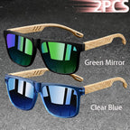 Fashion Vintage Square Square Frame Sunglasses Men Women Fishing Driving Man Luxury Brand Designer Sun Glasses UV400 Eyewear