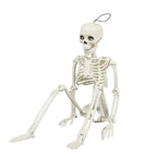 1pc Halloween Skull Skeleton 40cm Posable Skeleton Human Shape Bones Halloween Party Home Decorations Haunted House Horror Props