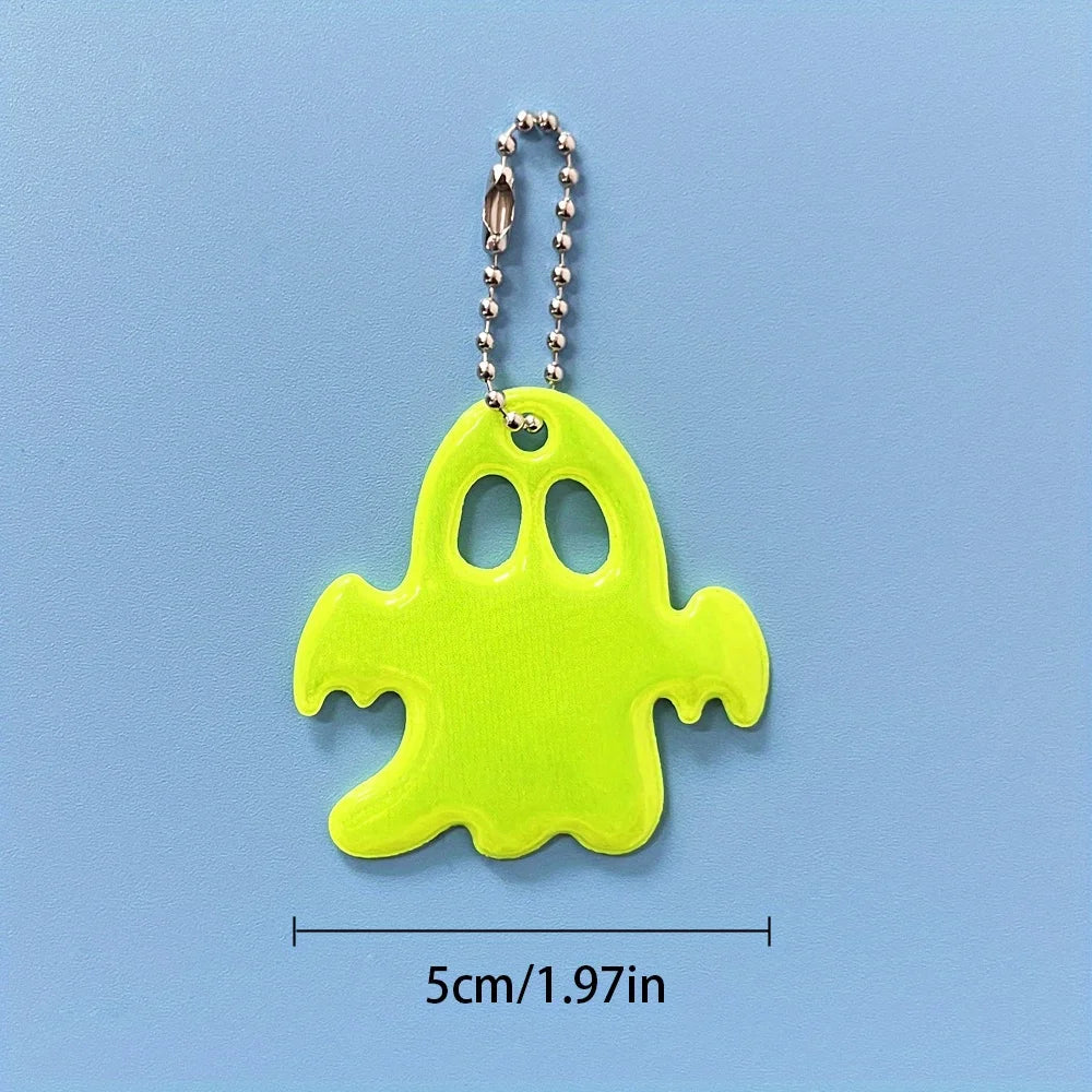 20-Piece Keychain Set with Double-Sided Reflective Design – Stylish Fun Halloween Night Accessories, Ideal Gifts