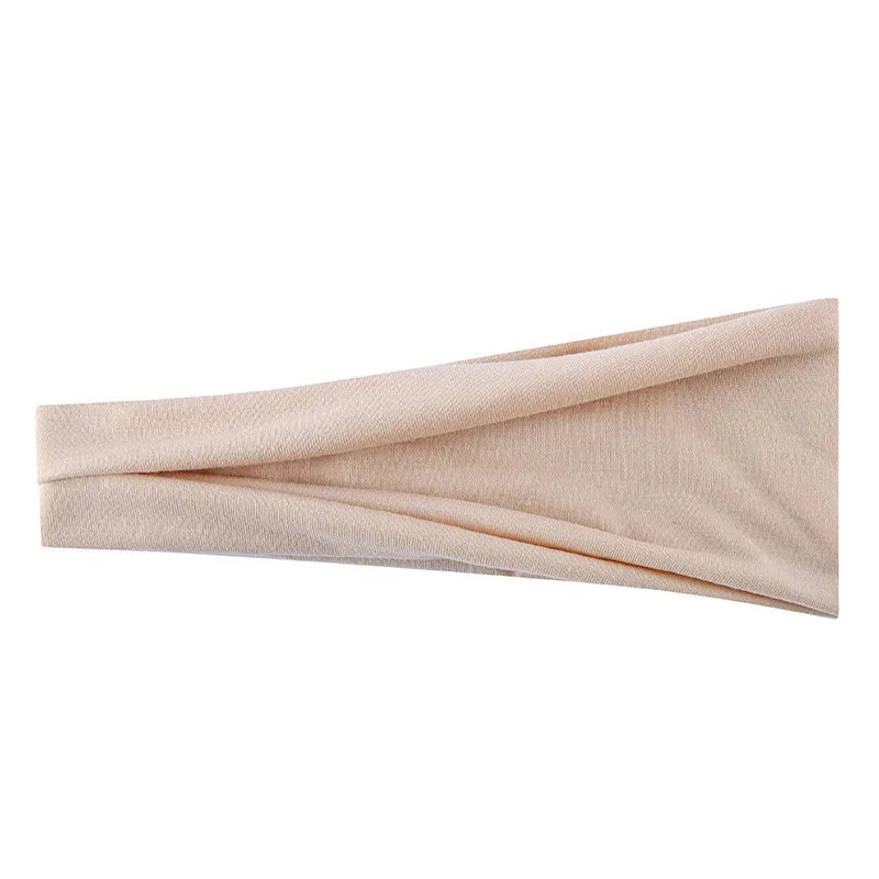 Women Headband Turban Solid Color Elastic Hair Bands Yoga Hairband Fashion Makeup Hair Hoop Vintag Headwrap Hair Accessories