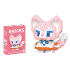 Disney 214 style Winnie LinaBell StellaLou Building Blocks Princess Cartoon Figrues Bricks Children's Assembly Toys Model Gift