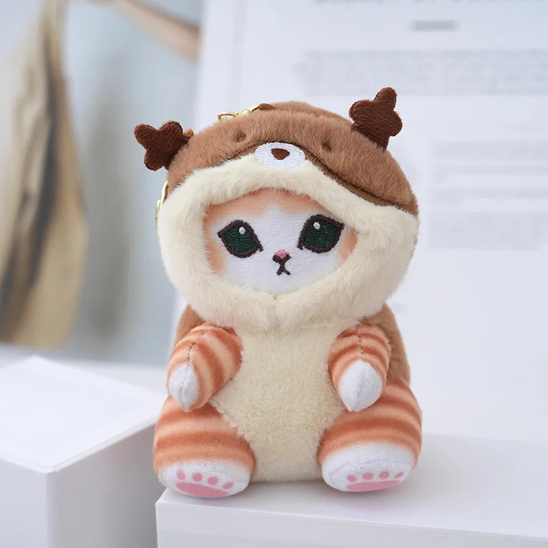 Cattoon Amine Anime Mofusand  Plush Doll Toys Stuffed Animals Keychain Bag Small Pendant Hangings Christmas Birthday Gifts