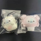 Adorable Plush Seal Keychain Cute Life In The Corner Sunflower Seed Bag Toy Super  Girl Heart Furry Book Bag Hanging Ornament