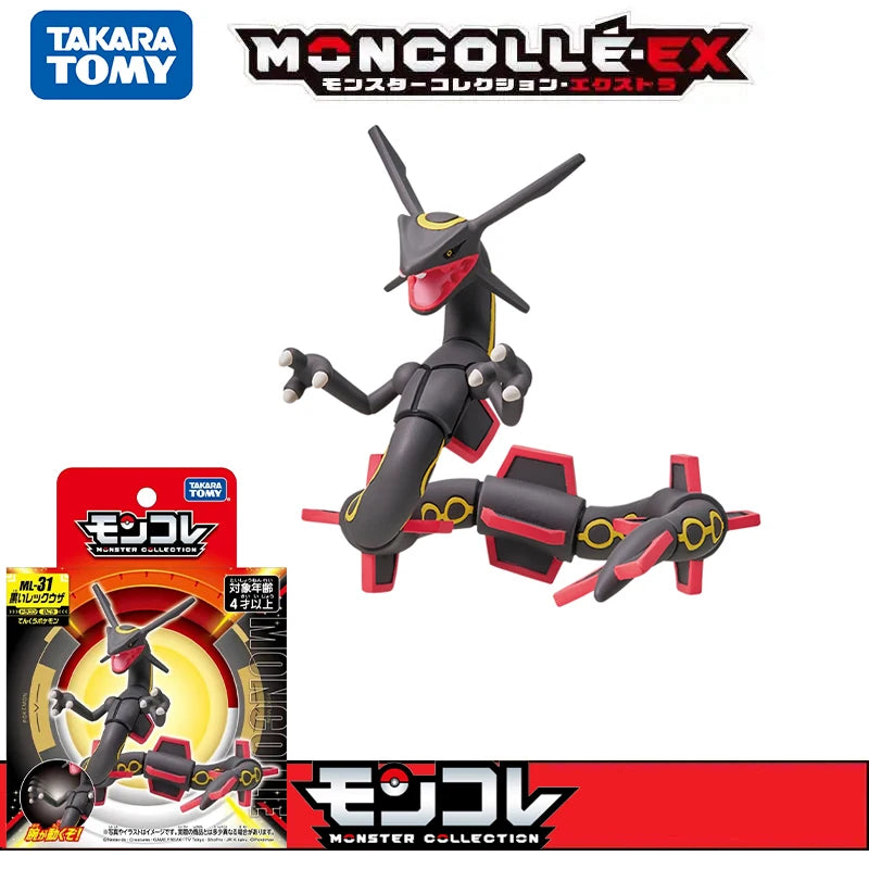 Original Pokemon Figures Shiny 50% Forme Zygarde Mega Rayquaza Terapagos Terastal Form Gigantamax Charizard ML Collection Model