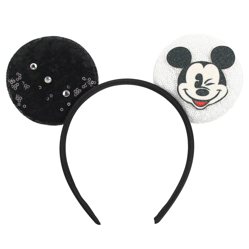 Boys Cute Mouse Ears Headbands Mickey Mouse Hairband With No Bow Party Festival Cosplay Christmas Birthdays Hair Accessories