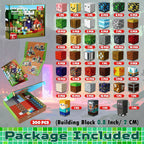100-300pcs Magnetic Tiles Building Blocks Set,My World Figures Bricks, STEM Educational Toys for Kids Ages 3-10,Boys Girls Gifts