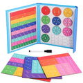Magnetic Fraction Puzzle Montessori Math Learning Toy for Kids
