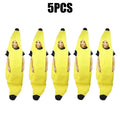 Halloween Adult Funny Cosplay Fruit Vegetable Costume Banana Carnival Dress Up Outfit Couple Party Purim Fancy Dress Stage Show