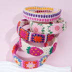 NEW Knitted Headband Bohemian Style Summer Seaside Vacation Handmade Head Band Hair Accessories for Women Girls