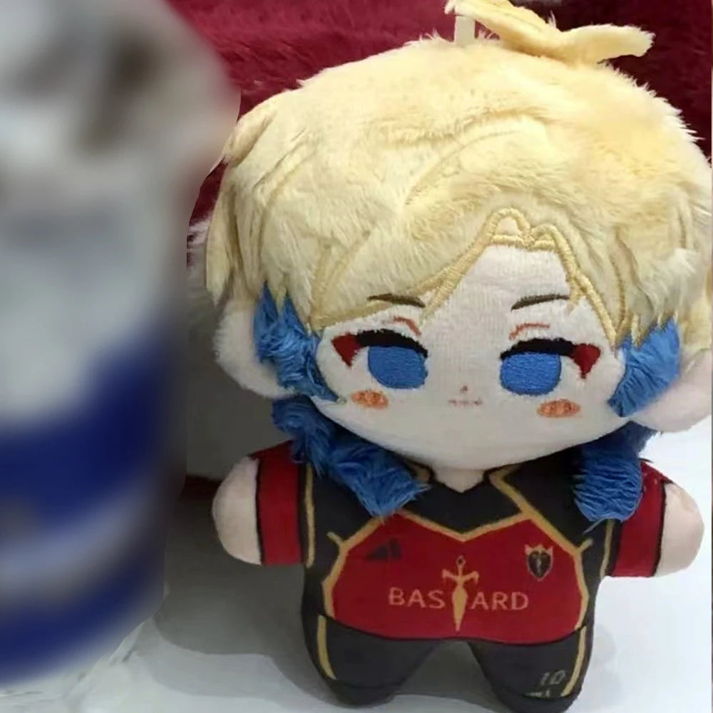 Mini Anime Plush Keychains Michel Caesar Mikage Reo Nagi Seishiro Chigiri Hyoma Bachira Meguru Cute Stuffed Starfish body Doll
